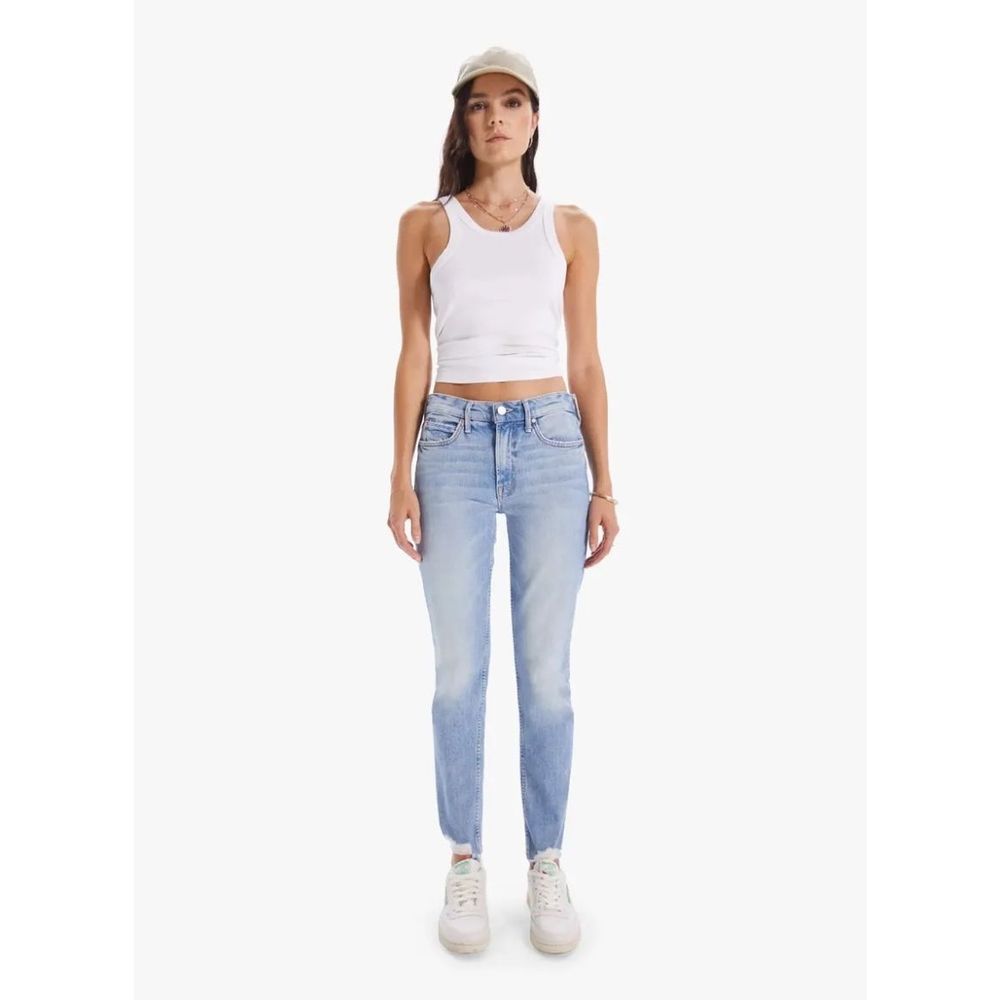 New MOTHER The Flirt Fray- I confess Jeans sz 34